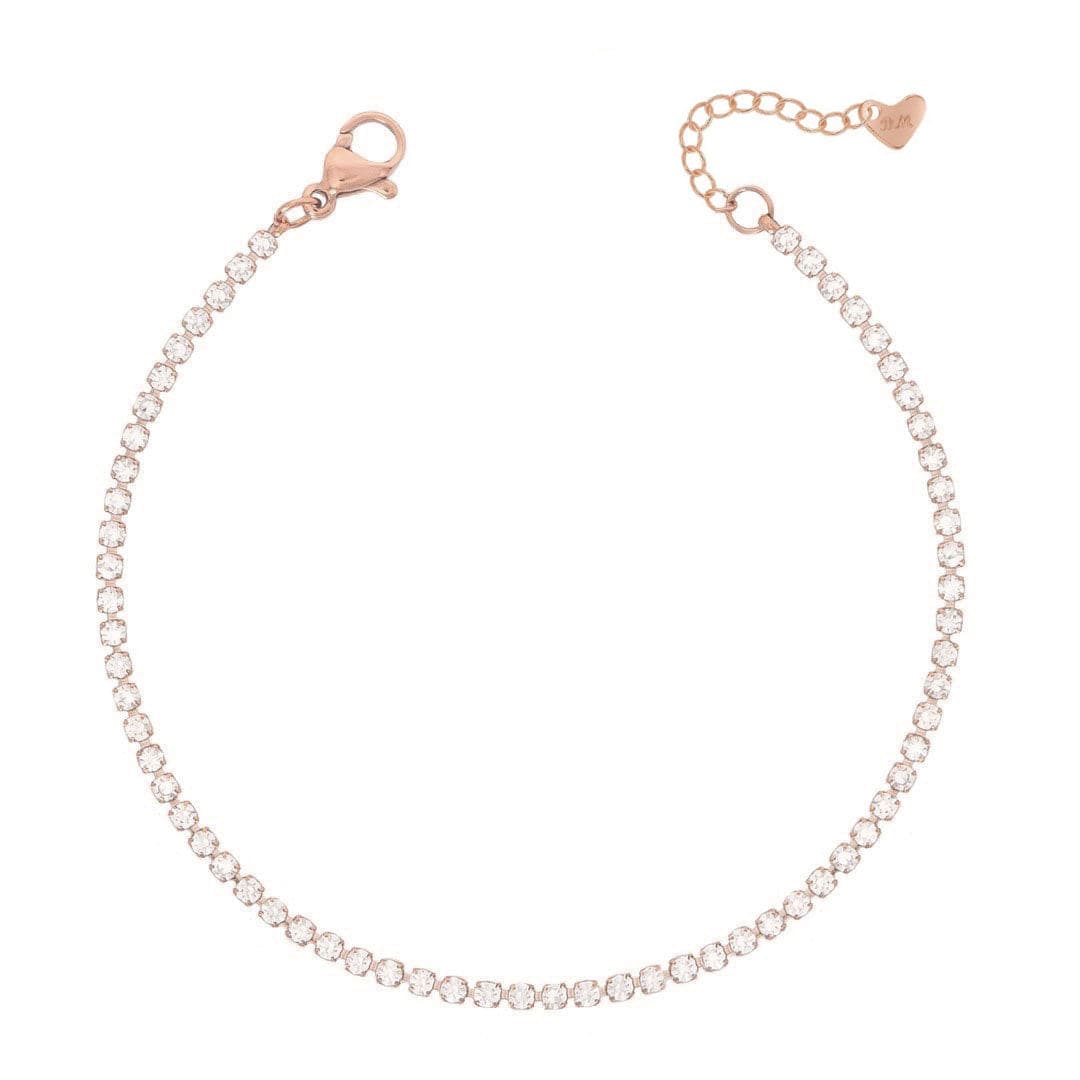 Urbanti Stainless Steel Bardot Tennis Bracelet
