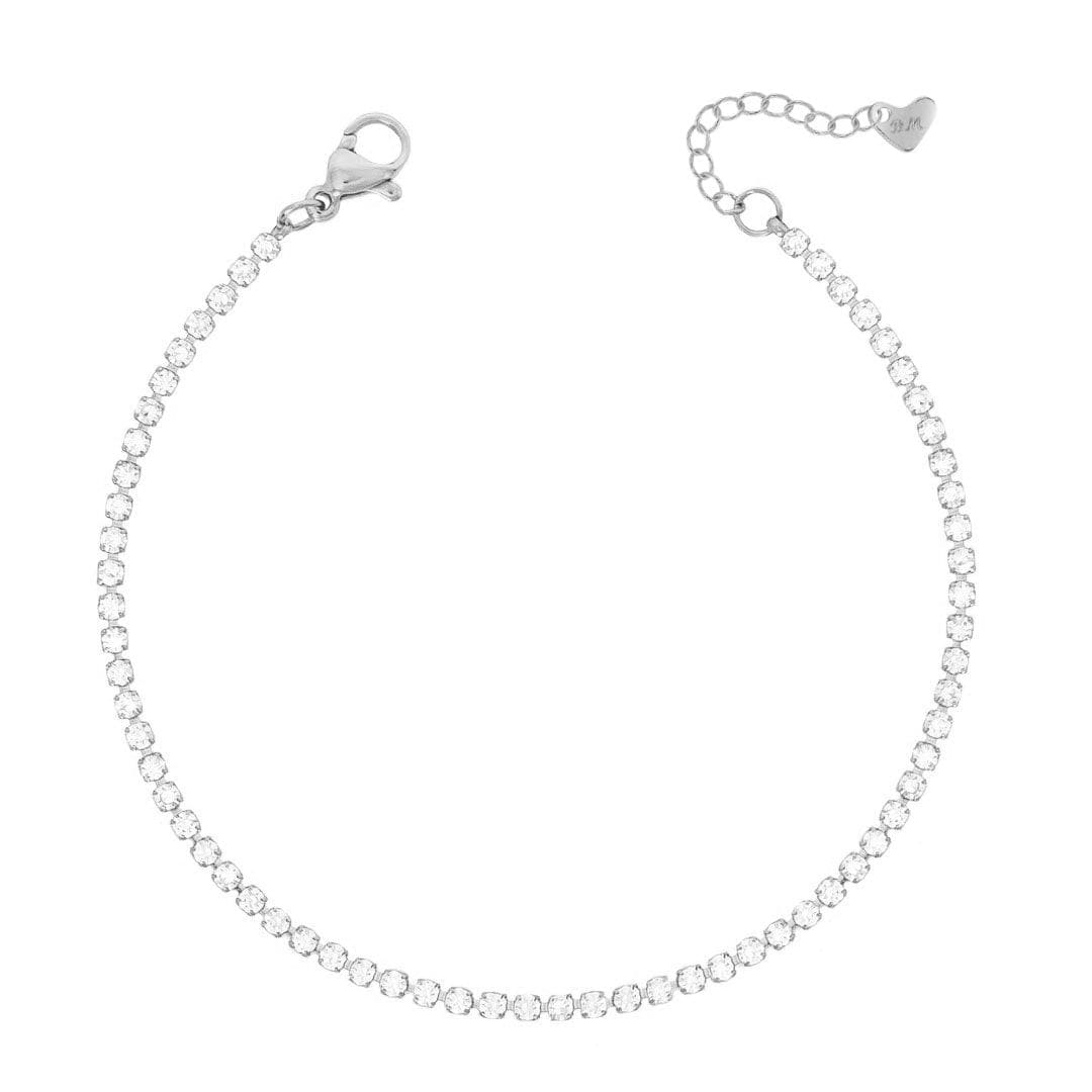 Urbanti Stainless Steel Bardot Tennis Bracelet