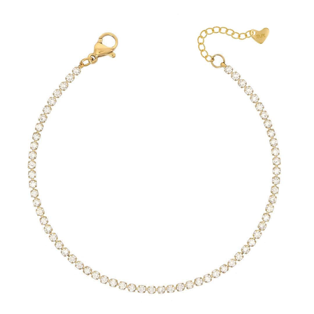 Urbanti Stainless Steel Bardot Tennis Bracelet