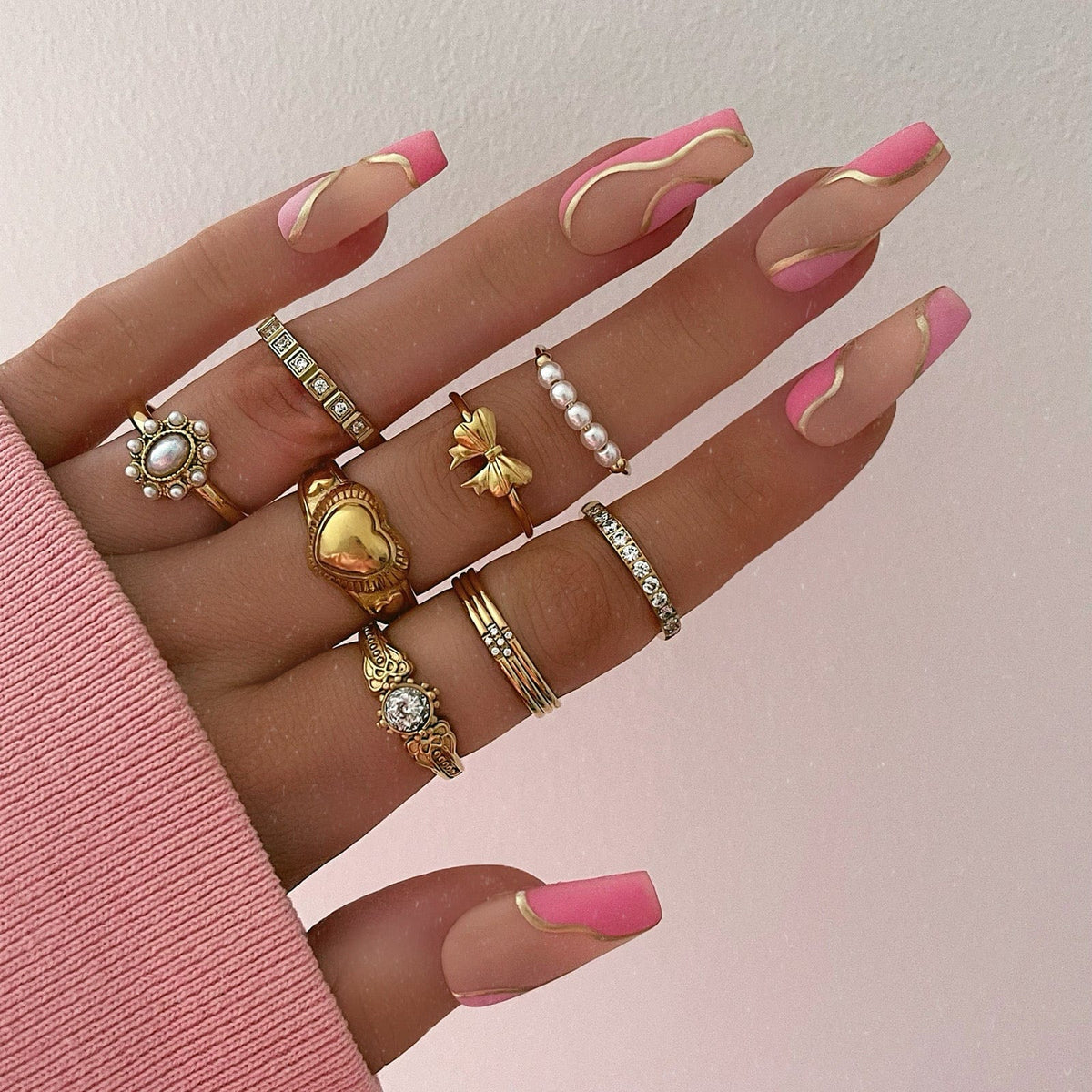 Urbanti Stainless Steel Belize Ring Set