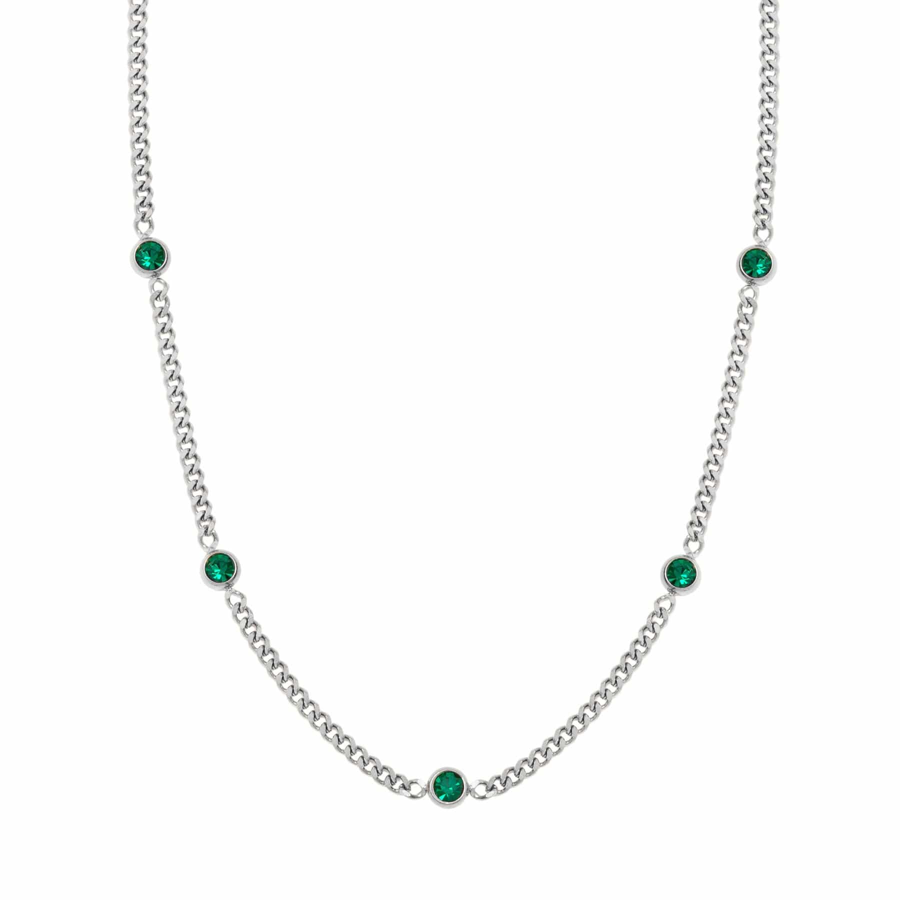 Urbanti Stainless Steel Bessie Necklace Silver