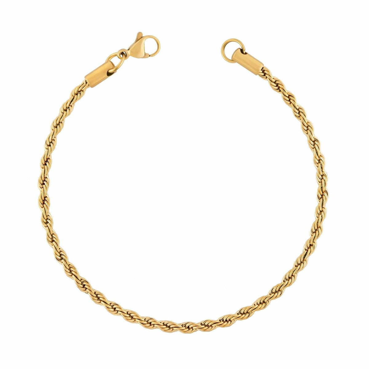 Urbanti Stainless Steel Beverley Rope Bracelet Gold / Small