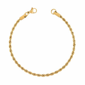 Urbanti Stainless Steel Beverley Rope Bracelet Gold / Small