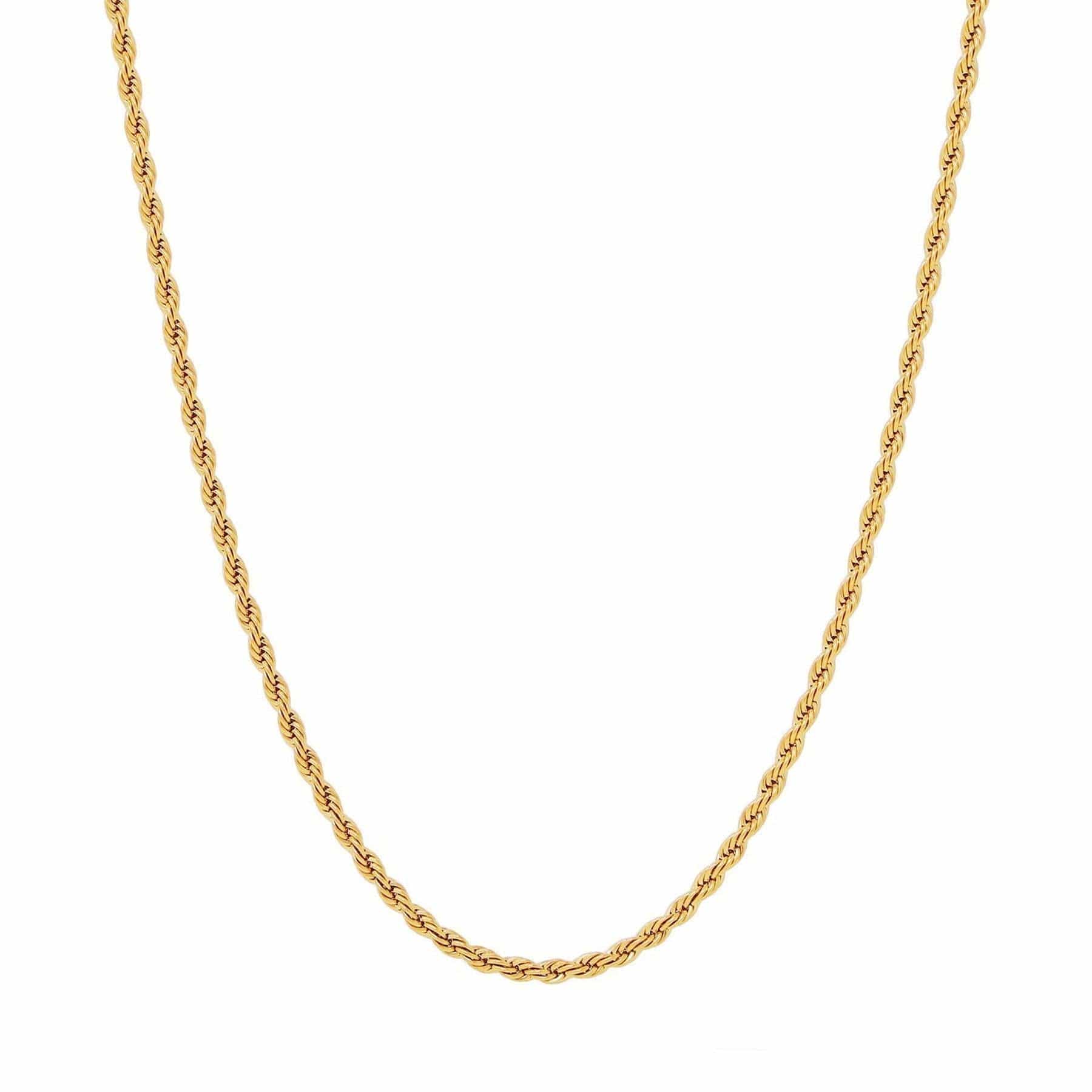 Urbanti Stainless Steel Beverley Rope Choker / Necklace Gold / Necklace