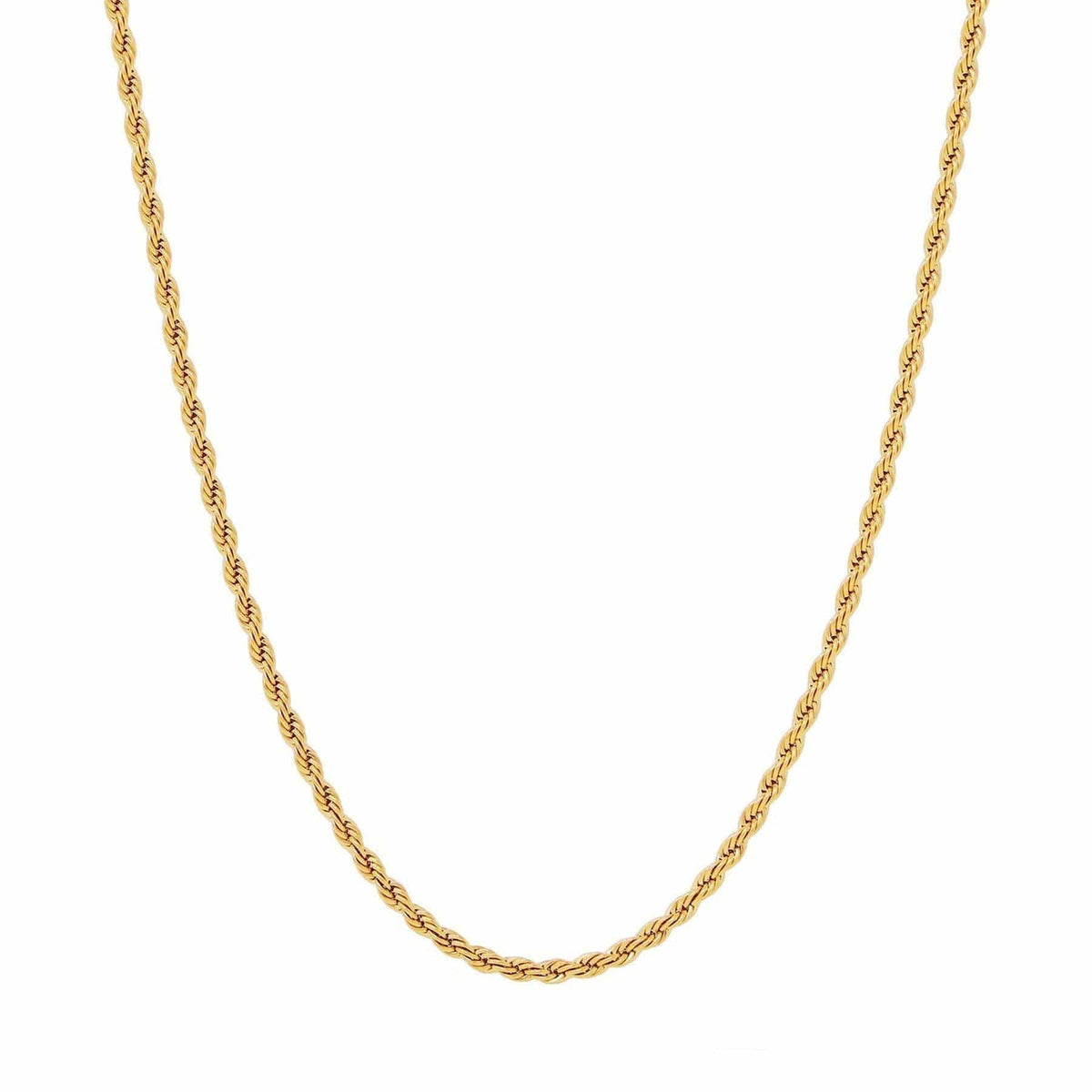 Urbanti Stainless Steel Beverley Rope Choker / Necklace Gold / Necklace