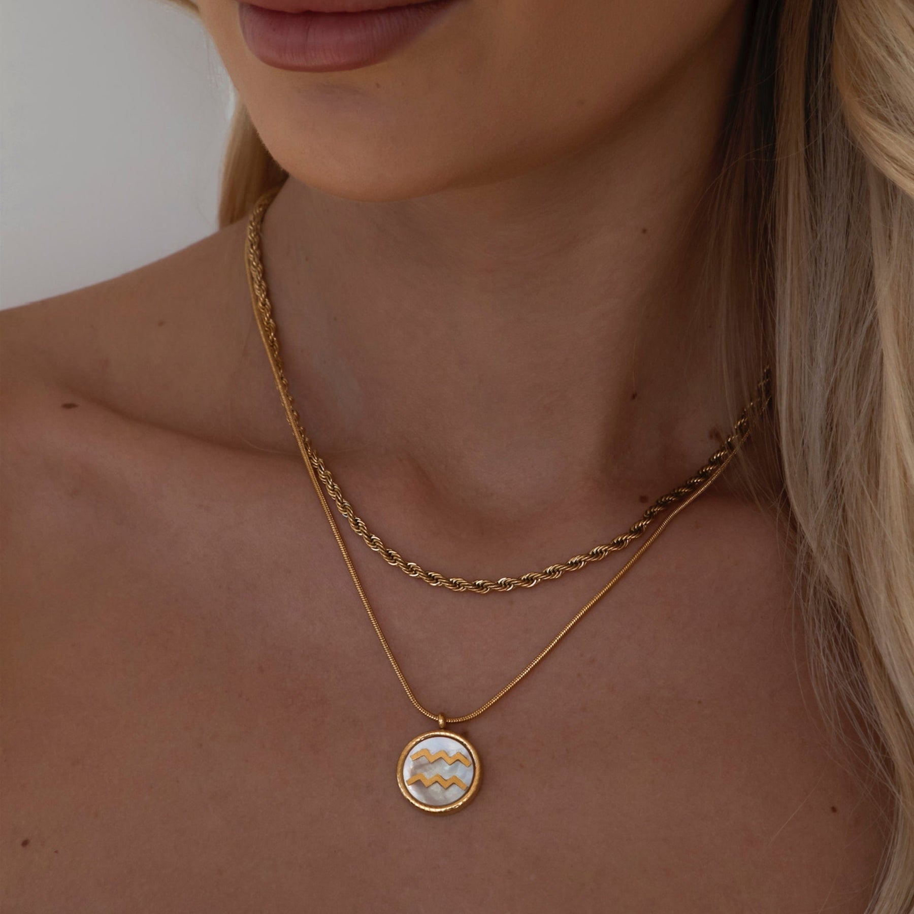 Urbanti Stainless Steel Beverley Rope Choker / Necklace