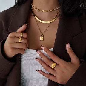 Urbanti Stainless Steel Billie Ring