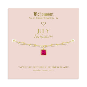 Urbanti Stainless Steel Birthstone Bracelet