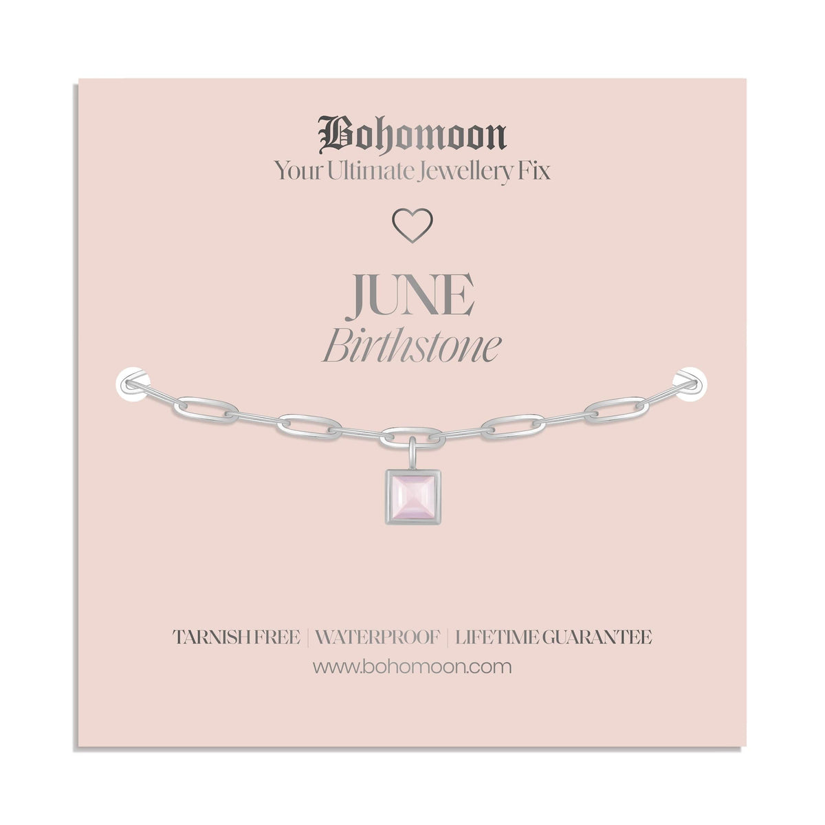 Urbanti Stainless Steel Birthstone Bracelet