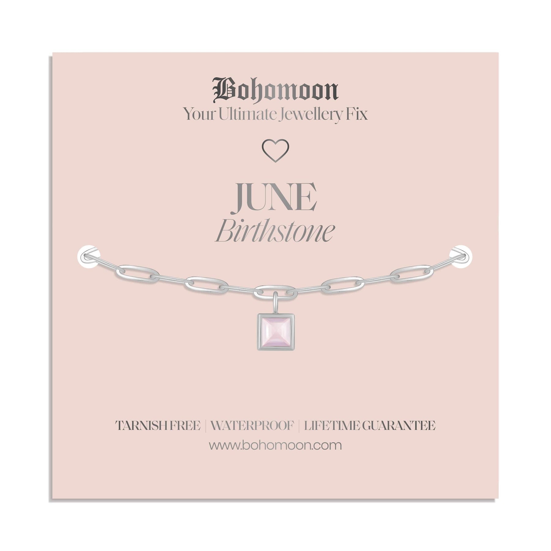 Urbanti Stainless Steel Birthstone Bracelet