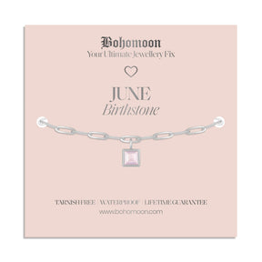 Urbanti Stainless Steel Birthstone Bracelet