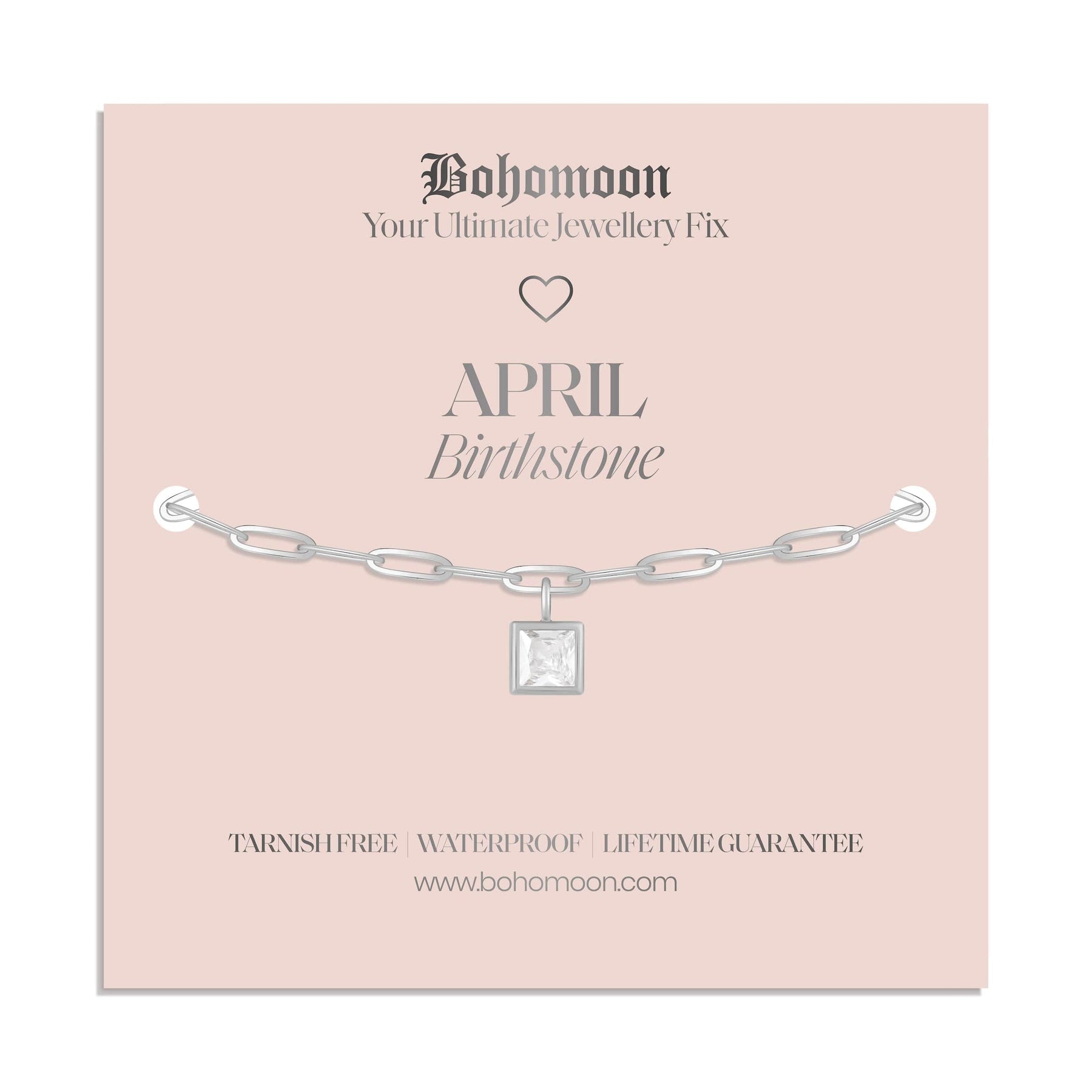 Urbanti Stainless Steel Birthstone Bracelet