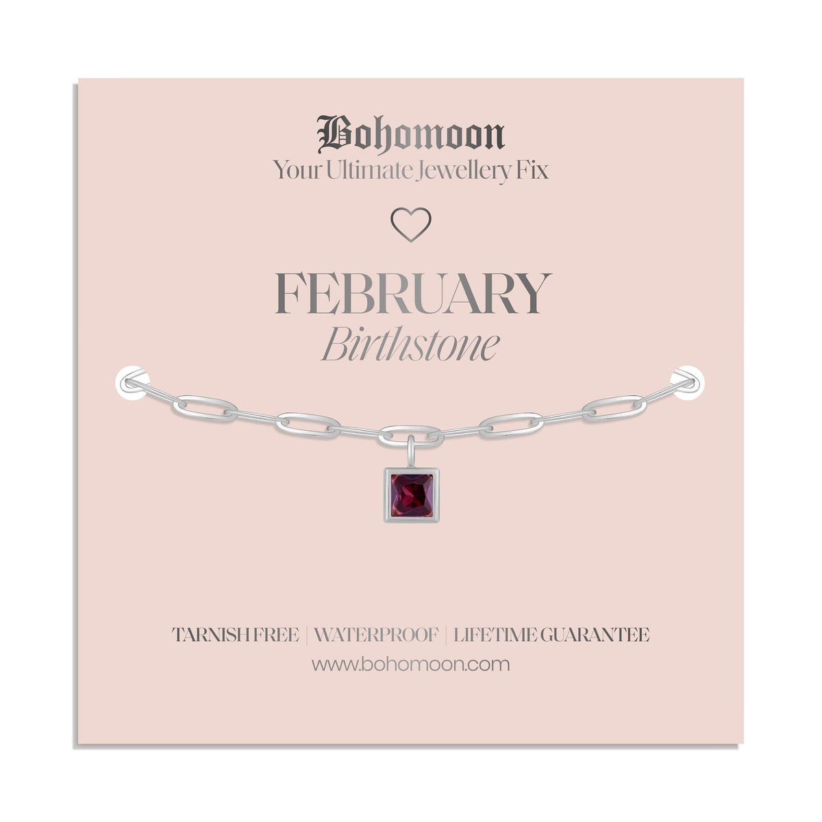 Urbanti Stainless Steel Birthstone Bracelet