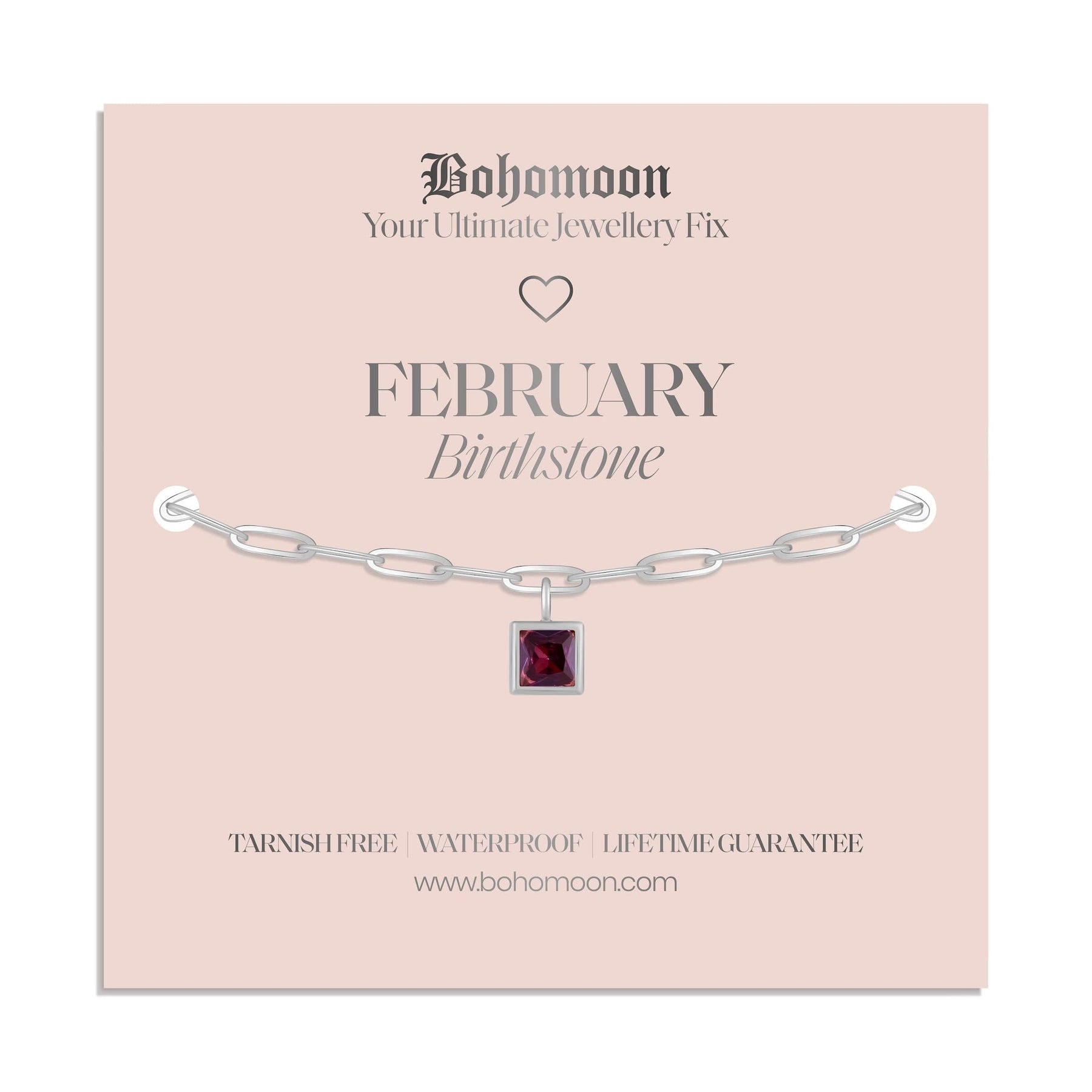 Urbanti Stainless Steel Birthstone Bracelet