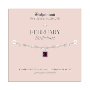 Urbanti Stainless Steel Birthstone Bracelet