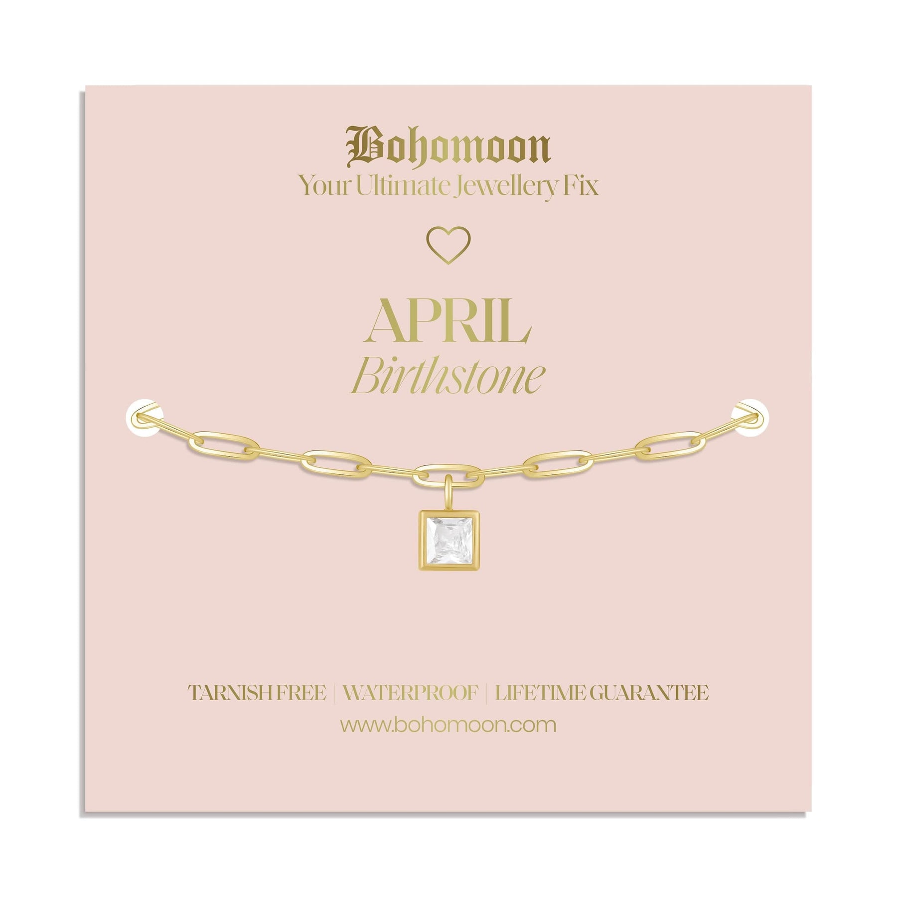 Urbanti Stainless Steel Birthstone Bracelet