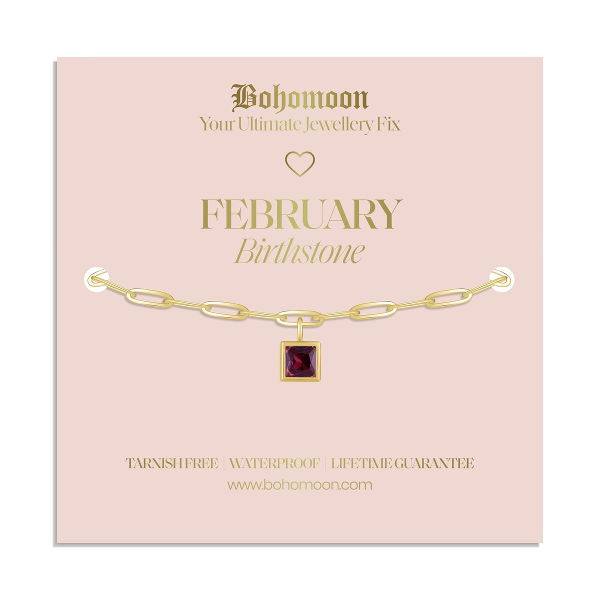 Urbanti Stainless Steel Birthstone Bracelet