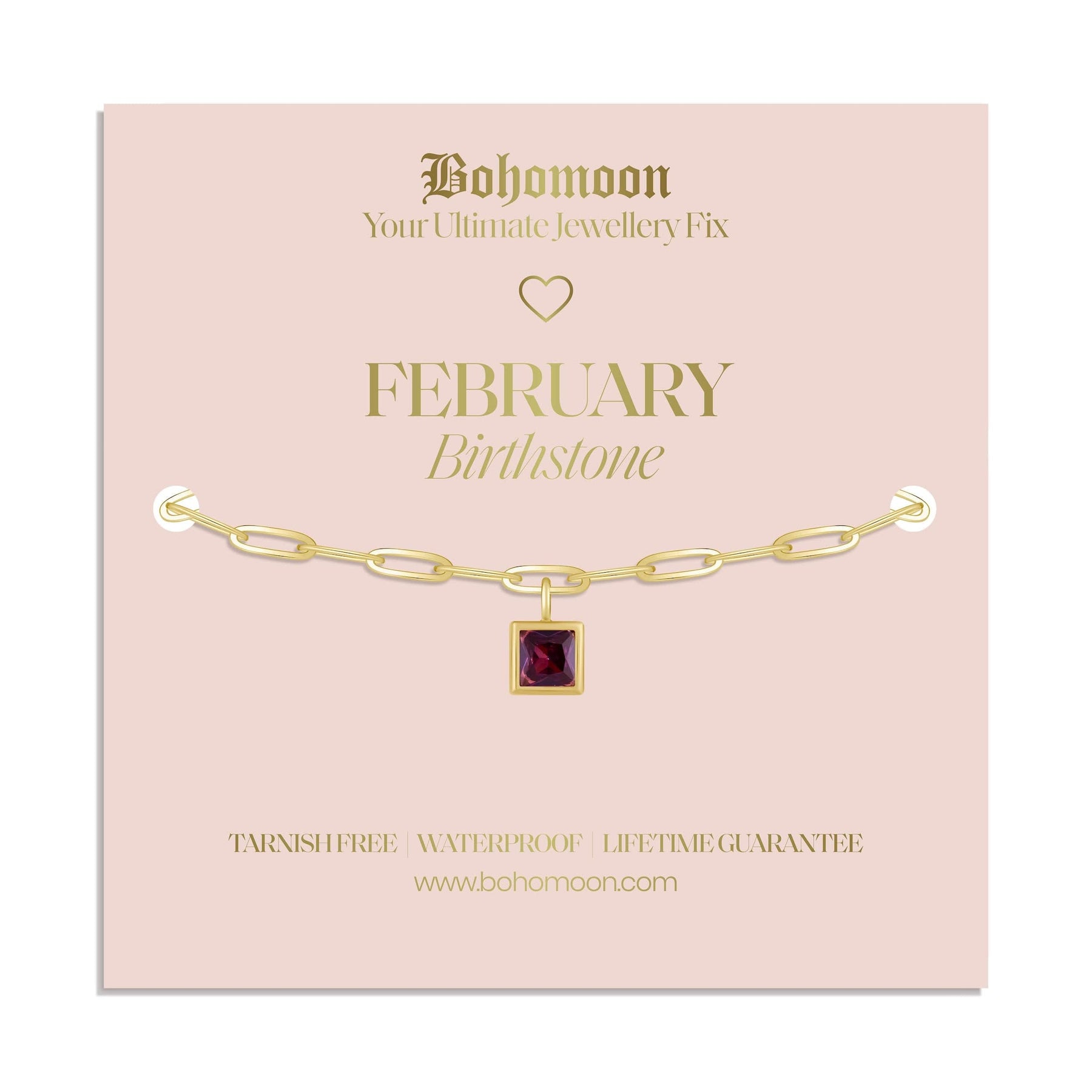 Urbanti Stainless Steel Birthstone Bracelet