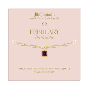 Urbanti Stainless Steel Birthstone Bracelet