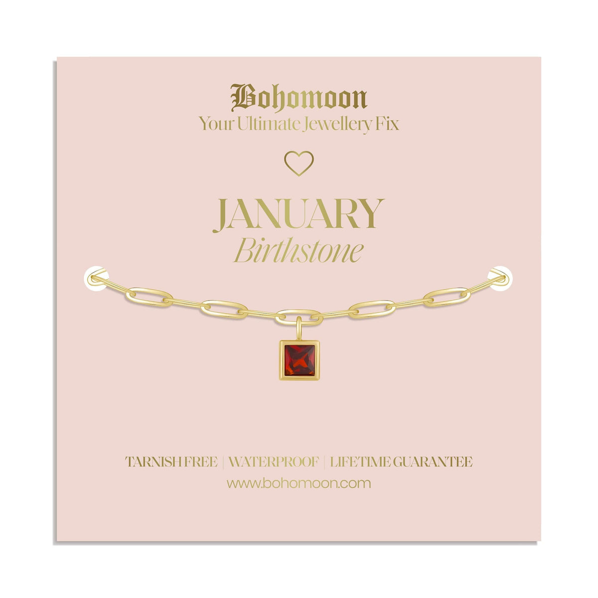 Urbanti Stainless Steel Birthstone Bracelet