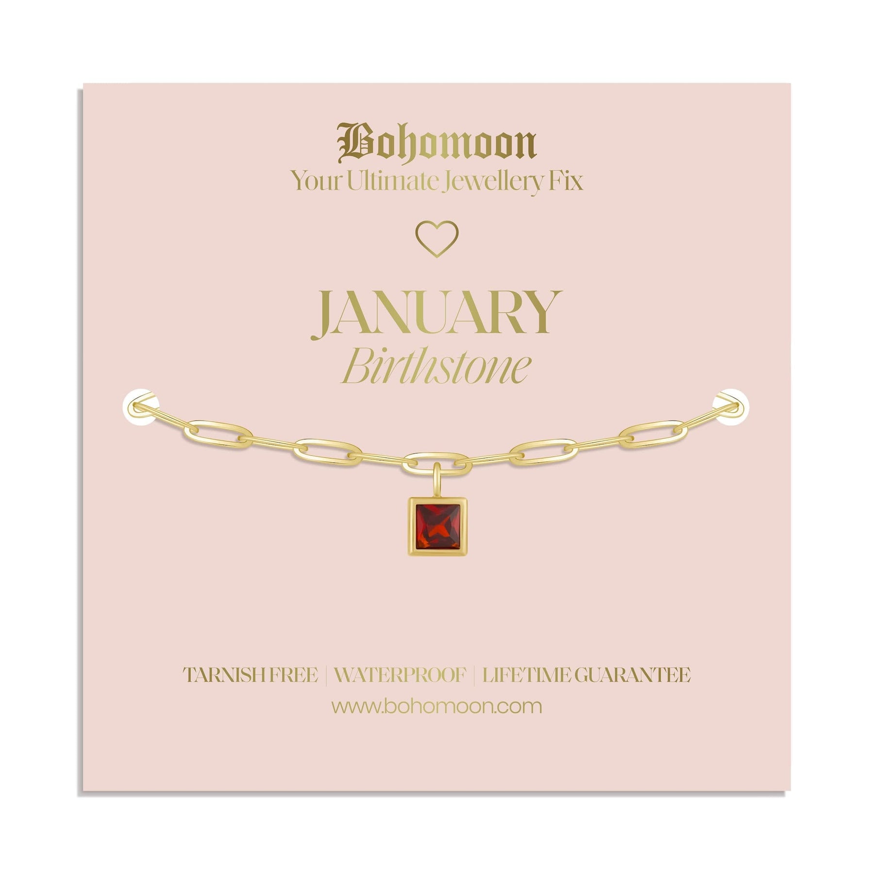 Urbanti Stainless Steel Birthstone Bracelet