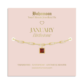 Urbanti Stainless Steel Birthstone Bracelet