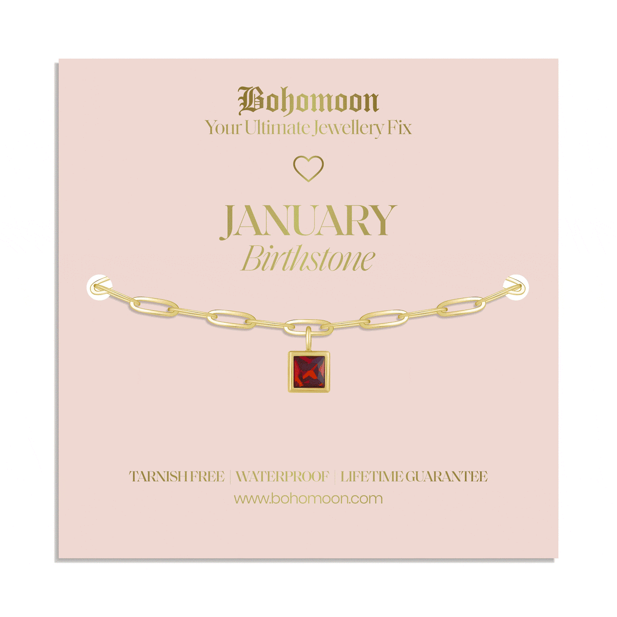 Urbanti Stainless Steel Birthstone Bracelet