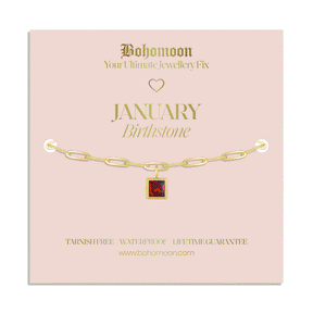 Urbanti Stainless Steel Birthstone Bracelet