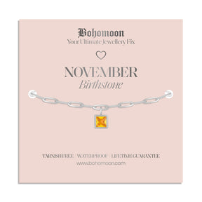 Urbanti Stainless Steel Birthstone Bracelet