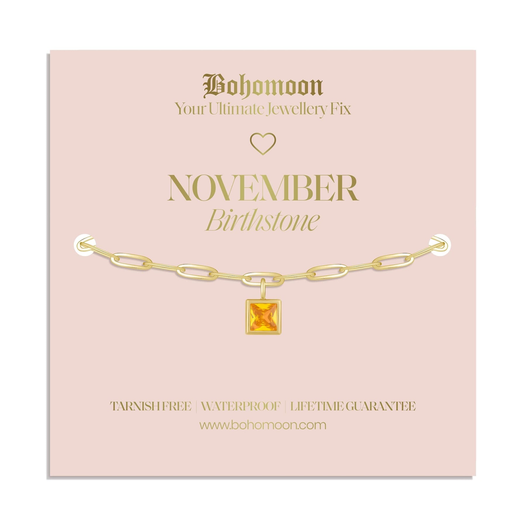 Urbanti Stainless Steel Birthstone Bracelet