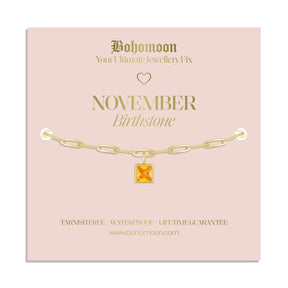 Urbanti Stainless Steel Birthstone Bracelet