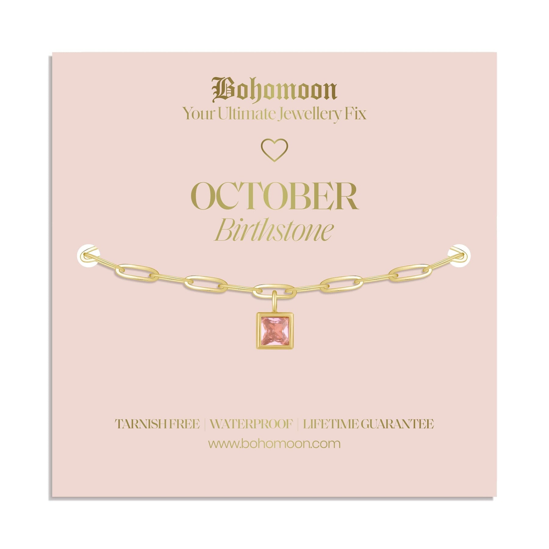 Urbanti Stainless Steel Birthstone Bracelet