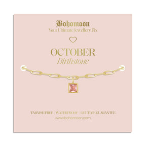 Urbanti Stainless Steel Birthstone Bracelet