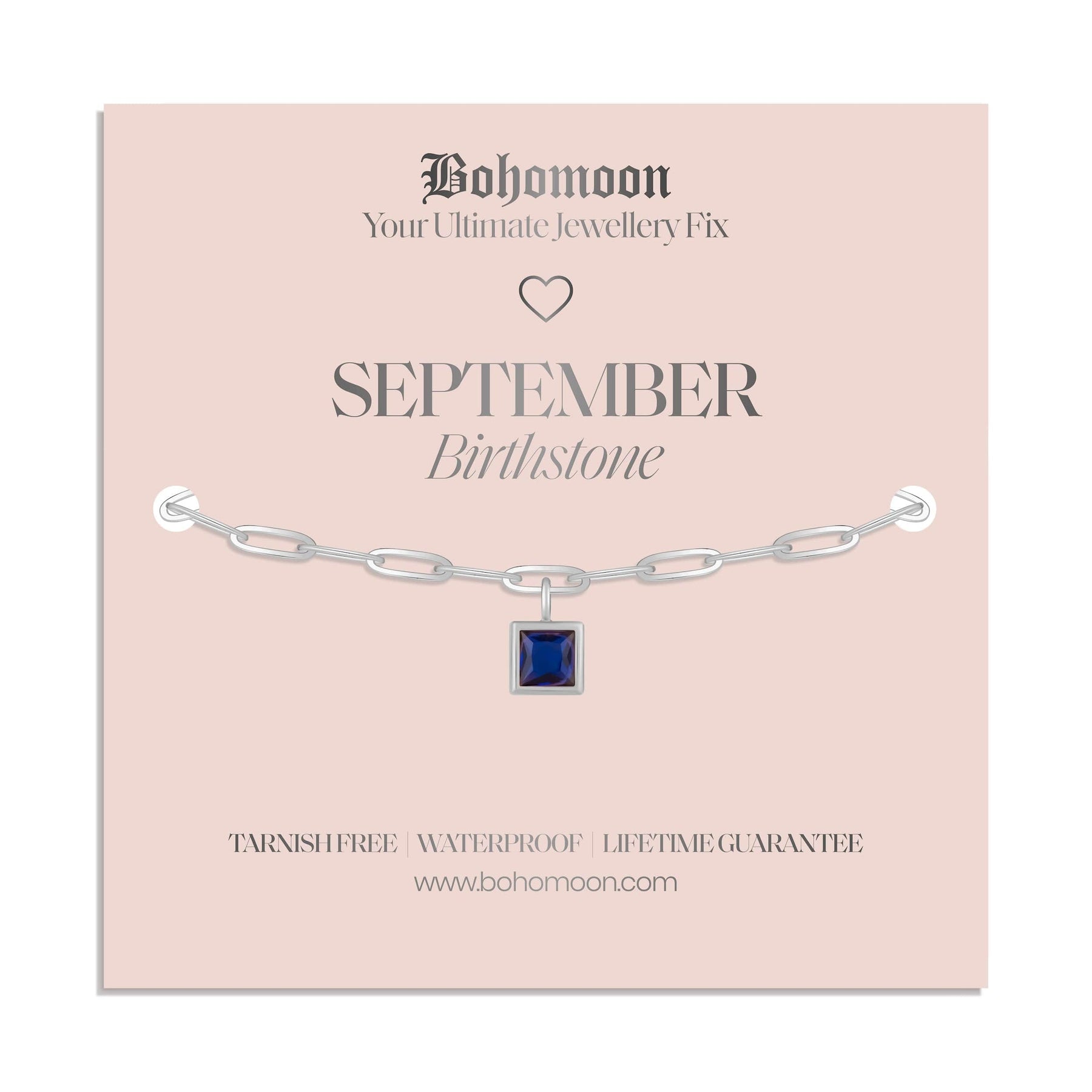 Urbanti Stainless Steel Birthstone Bracelet