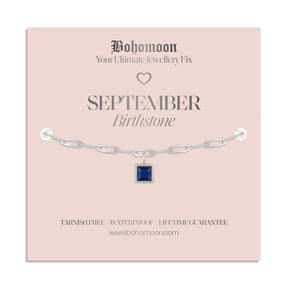 Urbanti Stainless Steel Birthstone Bracelet