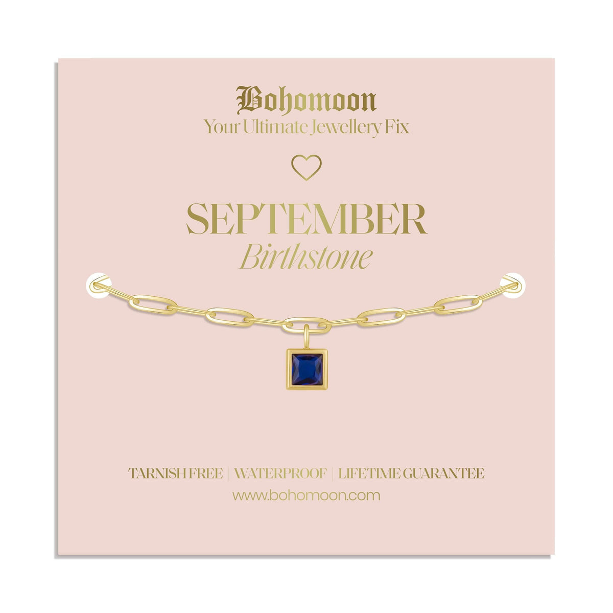 Urbanti Stainless Steel Birthstone Bracelet