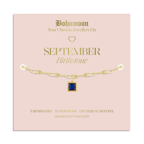 Urbanti Stainless Steel Birthstone Bracelet