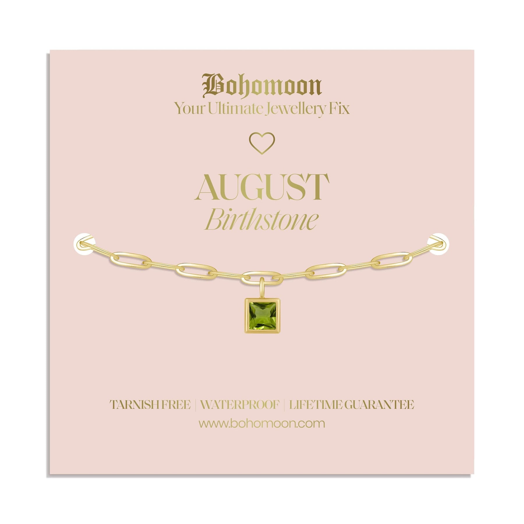 Urbanti Stainless Steel Birthstone Bracelet