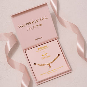 Urbanti Stainless Steel Birthstone Bracelet