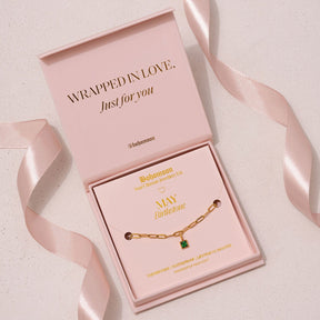 Urbanti Stainless Steel Birthstone Bracelet