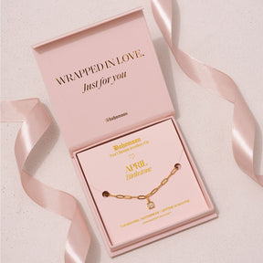 Urbanti Stainless Steel Birthstone Bracelet