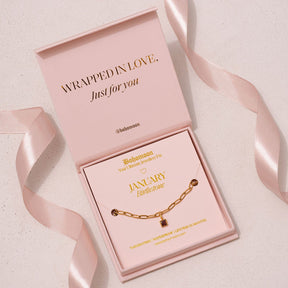 Urbanti Stainless Steel Birthstone Bracelet