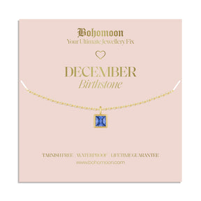 Urbanti Stainless Steel Birthstone Necklace