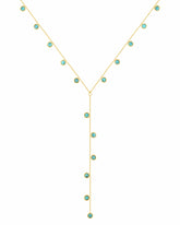 Urbanti Stainless Steel Bluebell Lariat Necklace