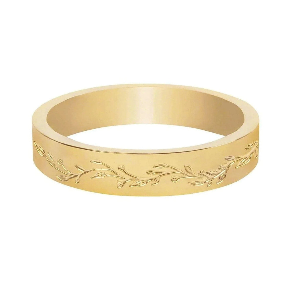 Urbanti Stainless Steel Botanical Ring