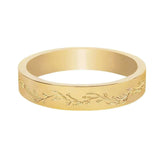 Urbanti Stainless Steel Botanical Ring