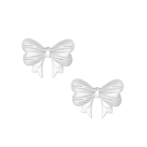 Urbanti Stainless Steel Bow Stud Earrings