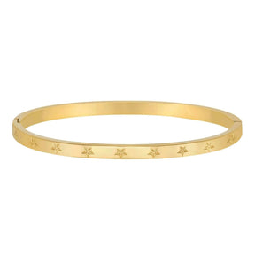 Urbanti Stainless Steel Camryn Star Bracelet Gold