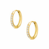 Urbanti Stainless Steel Caterina Hoop Earrings Gold / Small