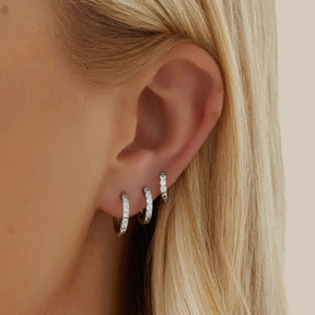 Urbanti Stainless Steel Caterina Hoop Earrings